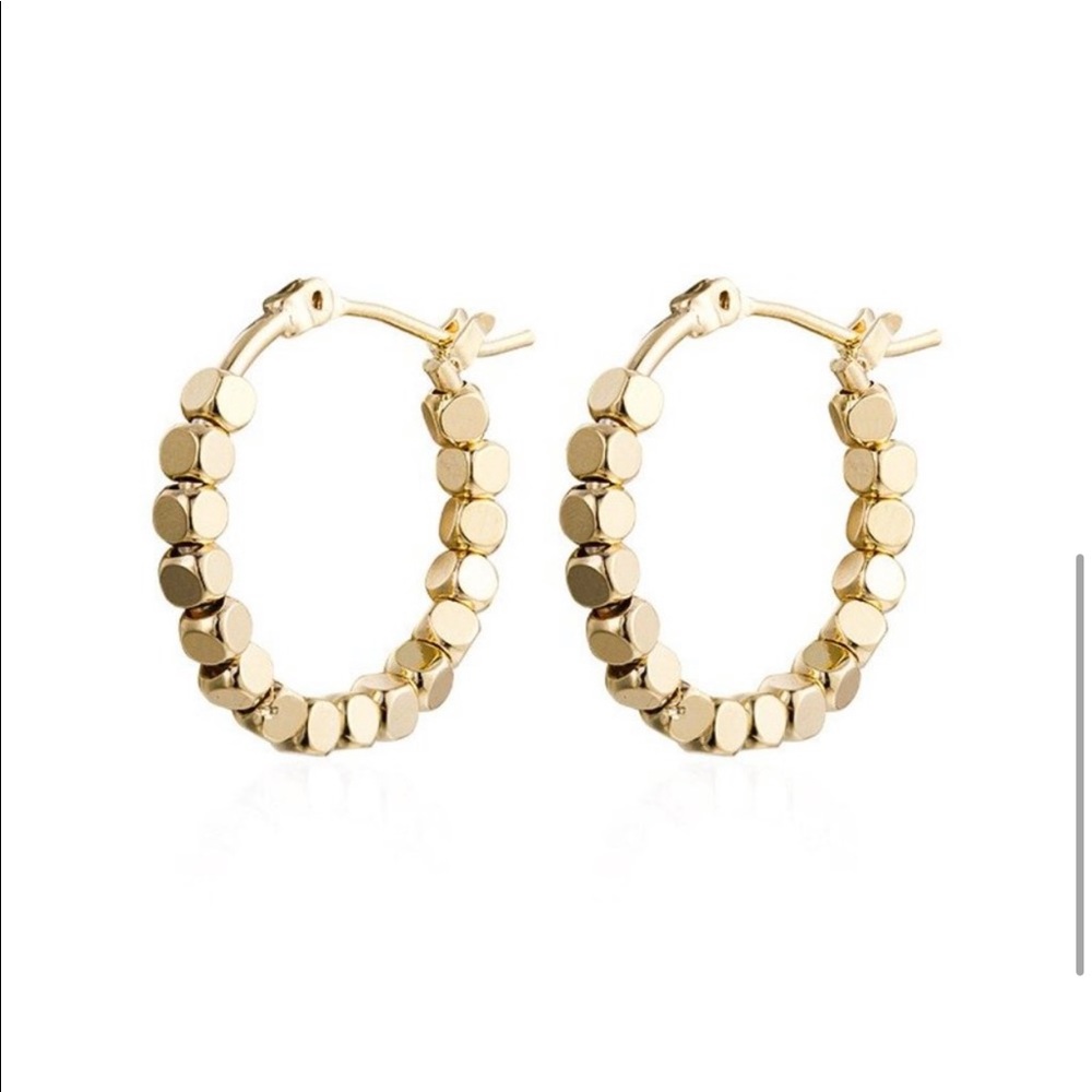 Gold Color Hoops - Picture 2 of 4
